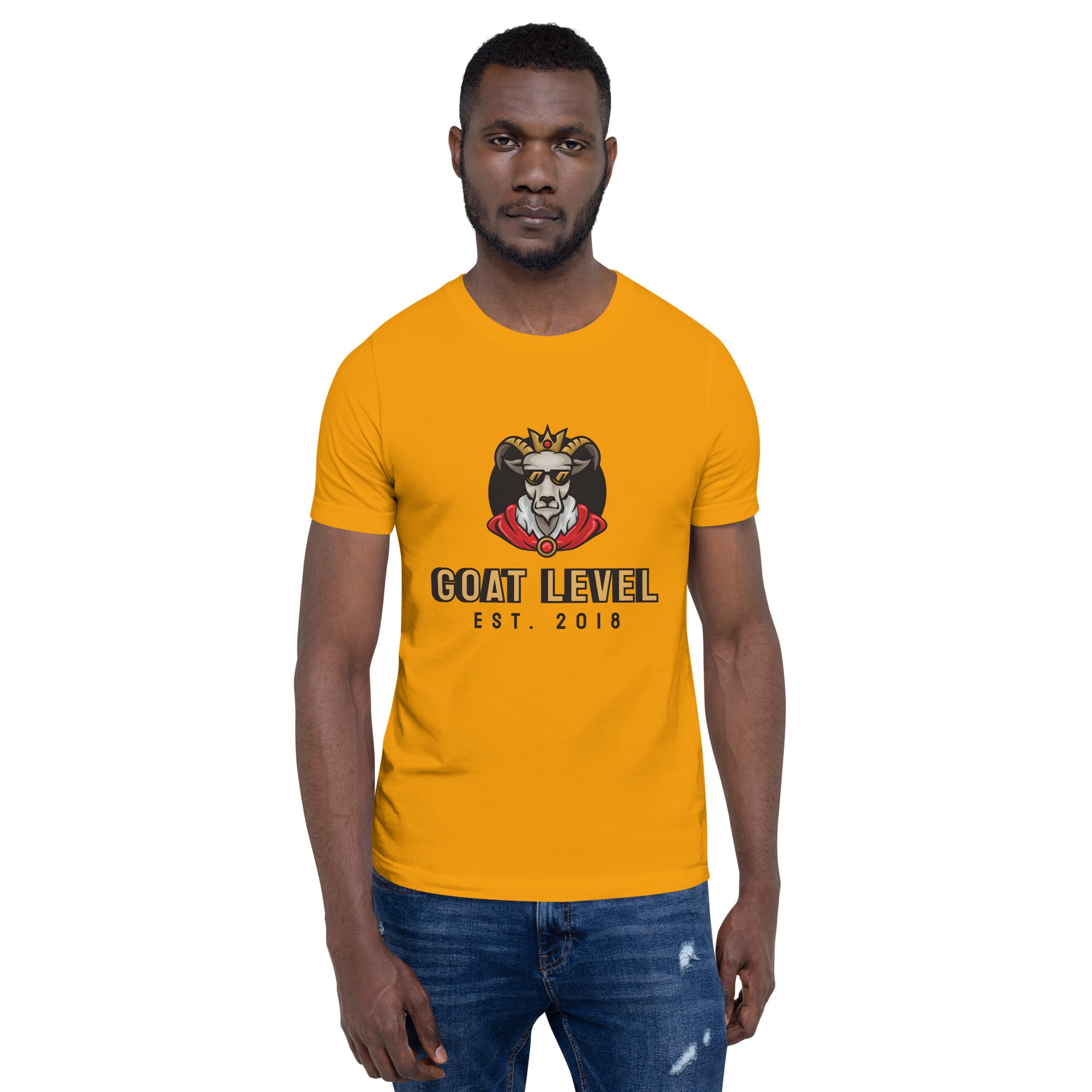 GOAT Level 2018 Unisex t-shirt
